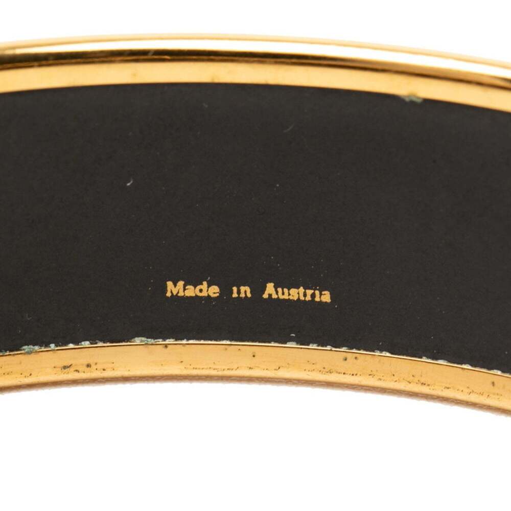 Hermes Enamel GM Cloisonné Bangle, Red Plated, Women's - Picture 6 of 7